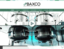 Tablet Screenshot of baxcoinc.com